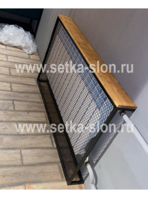 Сетка "Железный слон" ромб 42х20 пер. 1.5х2мм 1250х2000 стальная